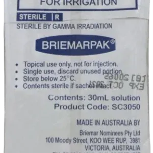Briemar 生理鹽水 Sterile 30ml (獨立包裝)