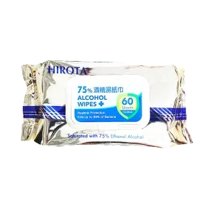 HIROTA 酒精濕紙巾 60 片裝